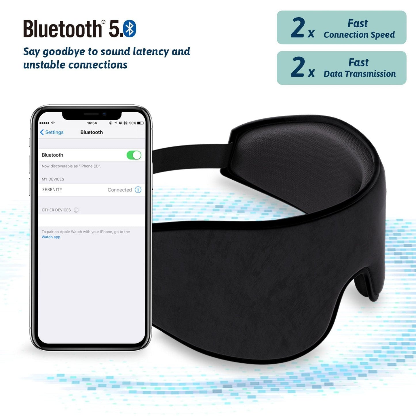 SERENITY Wireless Sleep Mask Headphones Bluetooth 5.0 [Free Shipping]-3